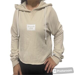 Abercrombie & Fitch Women’s Lightweight Cropped Hoodie Size-S